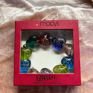 Swarovski Crystal Hearts Bracelet